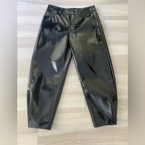Tibi patent Brancusi pants (IYKYK!) Size 26